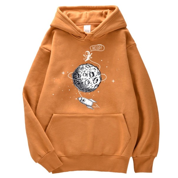 Pánská mikina s astronautem F116 okrová XL