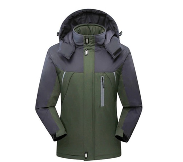 Pánská outdoorová bunda J2603 armádní zelená 3XL
