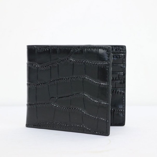 Pánská peněženka se vzorem krokodýlí kůže M619 1