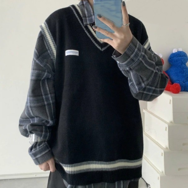 Pánská vesta černá M