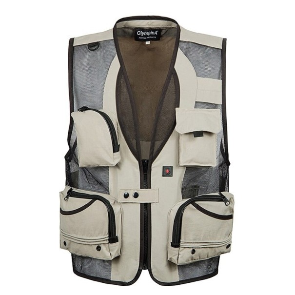 Pánská vesta F1213 khaki XL