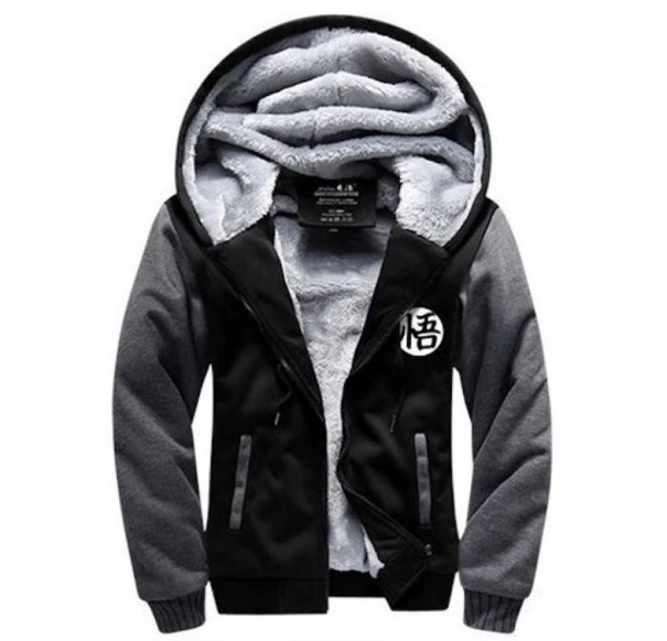 Pánská zateplená mikina A2010 tmavě šedá L