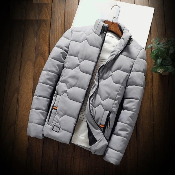 Pánska zimná bunda S41 sivá XS