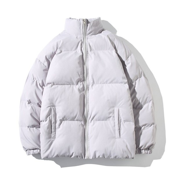 Pánská zimní bunda F1212 světle šedá XL