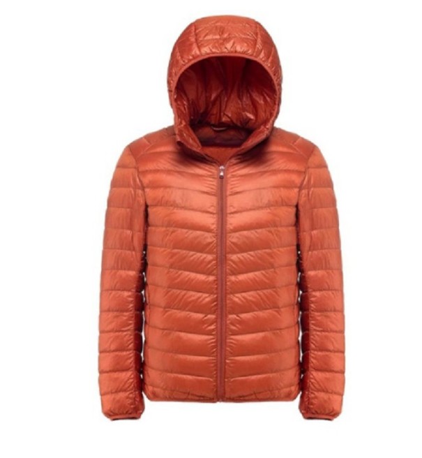 Pánská zimní bunda J2933 oranžová L