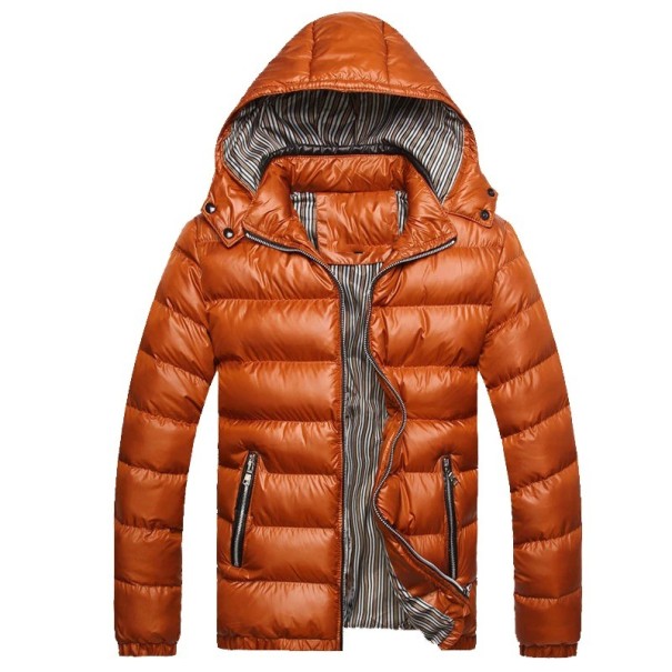 Pánská zimní bunda S26 oranžová XXL