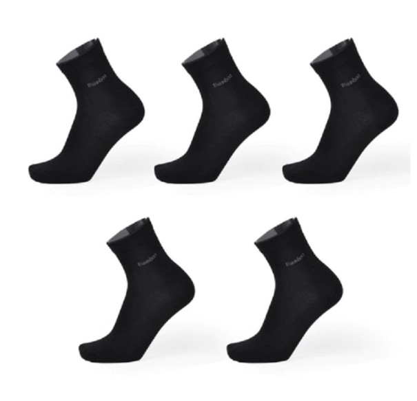 Pánske bambusové ponožky - 5 párov čierna