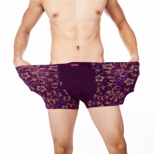 Pánské boxerky A3 fialová M