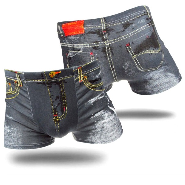 Pánske boxerky v džínsovom prevedení S 3