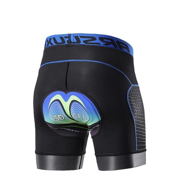 Pánske cyklistické kraťasy P3763 modrá XL