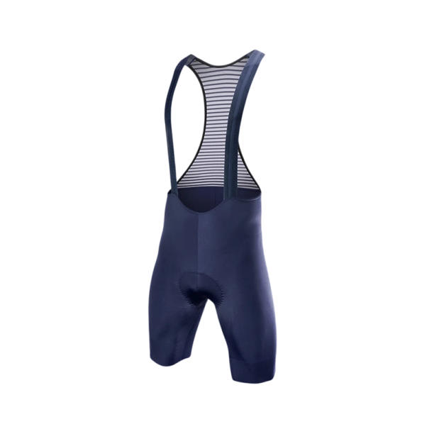 Pánské cyklistické kraťasy s laclem a prodyšnými šlemi nylon lycra ergonomický střih pro silniční i rekreační cyklistiku modrá XXL