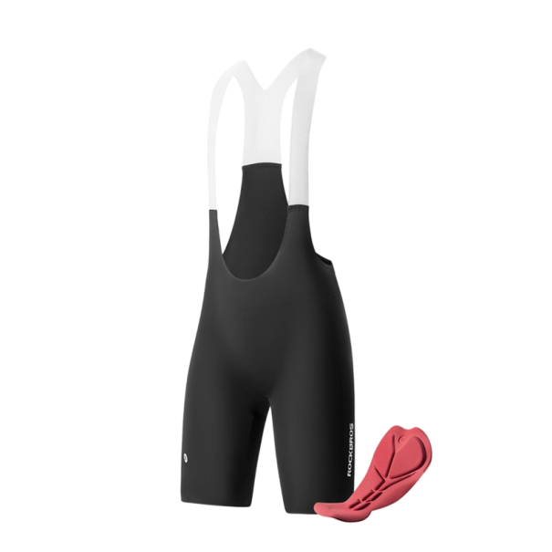 Pánské cyklistické kraťasy s laclem elastické polyester černé s cyklistickou vložkou krátké pro silniční i rekreační cyklistiku M