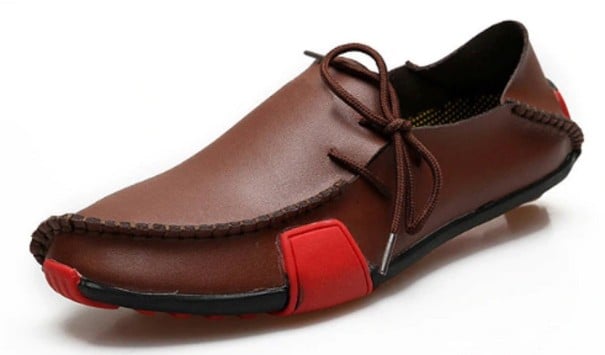 Pánské espadrilky na tkaničky J2112 hnědá 44