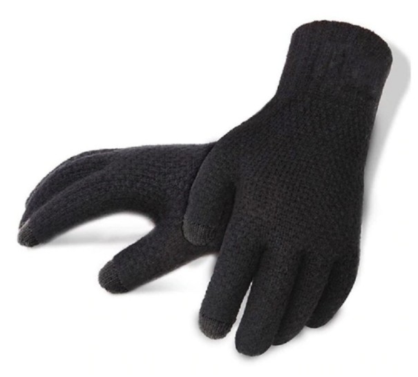 Pánske hrejivé rukavice J2117 čierna