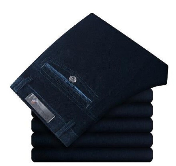 Pánské kalhoty F1398 tmavě modrá 35