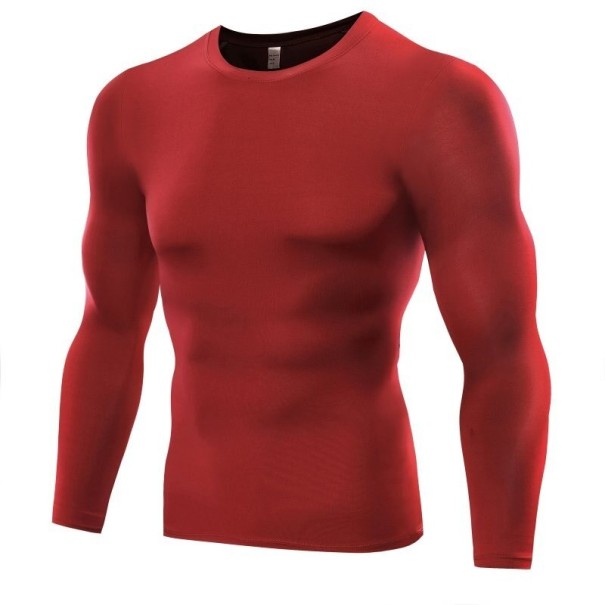 Pánske kompresné tričko F1766 červená M