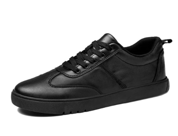 Pánské kožené boty J1476 černá 44