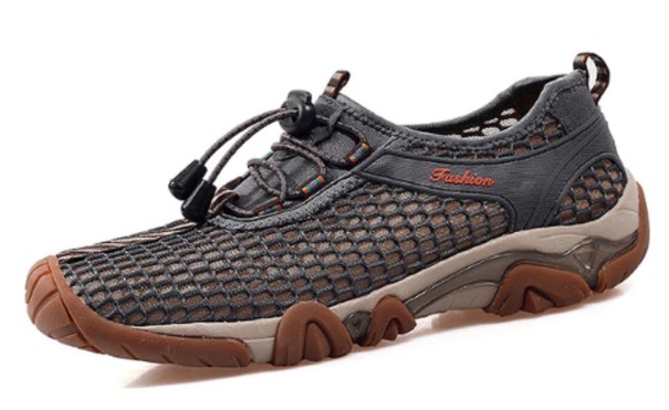 Pánské letní outdoorové boty tmavě šedá 38