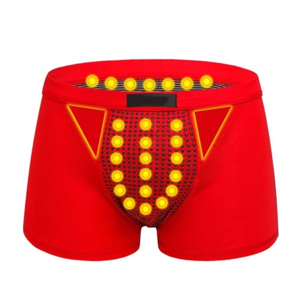 Pánské magnetické boxerky červená S