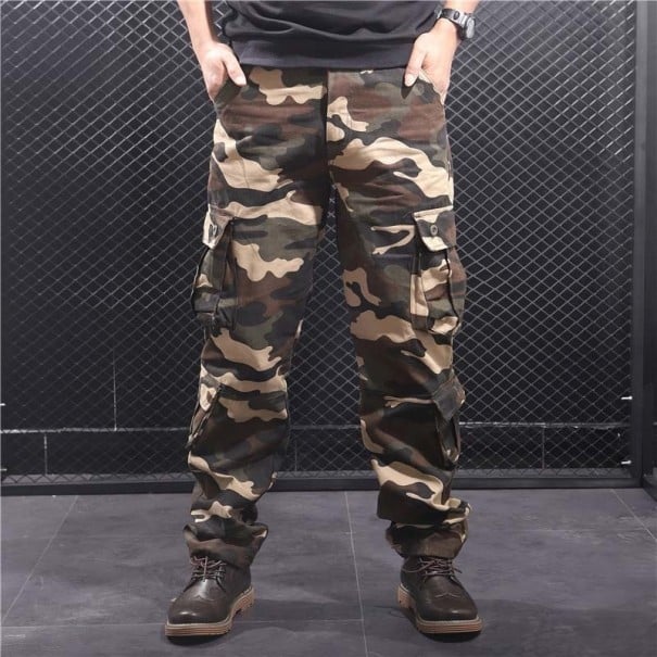Pánské maskáčové kalhoty F1414 khaki 31