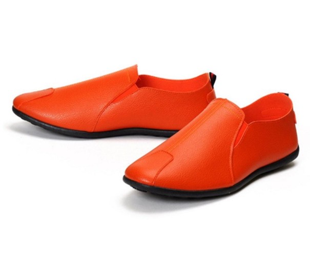 Pánské mokasíny J2148 oranžová 44