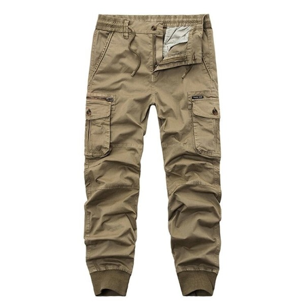 Pánske nohavice F1527 khaki 32