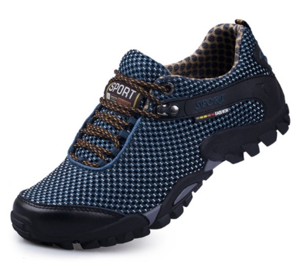Pánske outdoorové topánky A2424 modrá 38