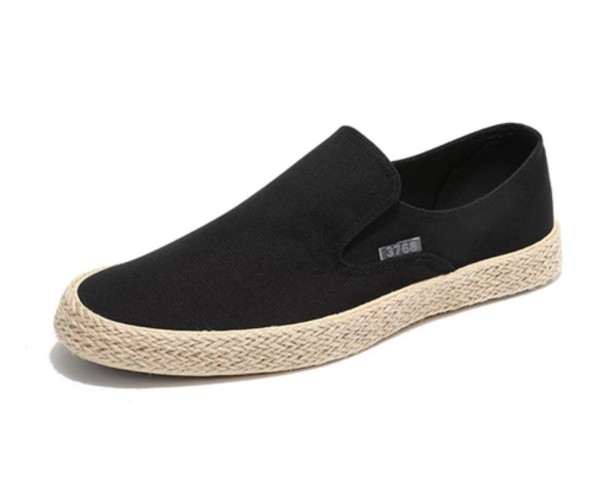 Pánské plátěné espadrilky John J2665 černá 42