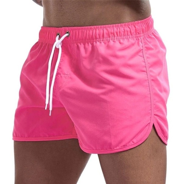 Pánské plavky F863 růžová S