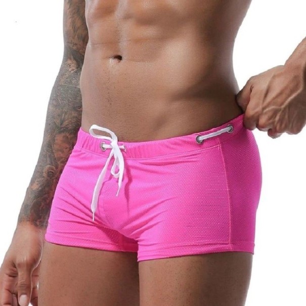 Pánské plavky F953 růžová L