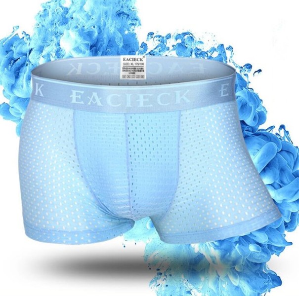 Pánské pohodlné boxerky světle modrá XL