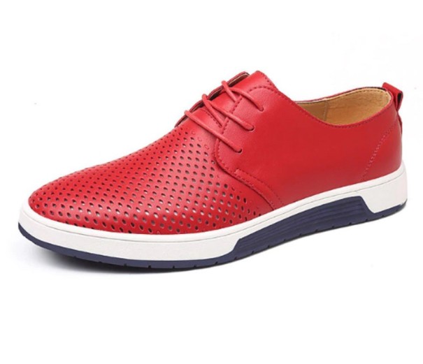 Pánské polobotky J2944 červená 41