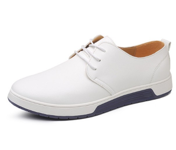 Pánske polobotky z kože J21744 biela 40