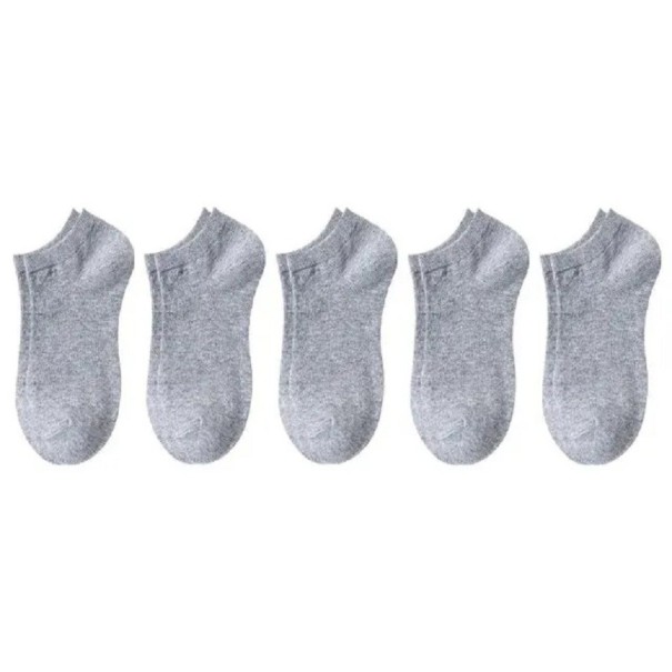 Pánske ponožky 5 párov sivá