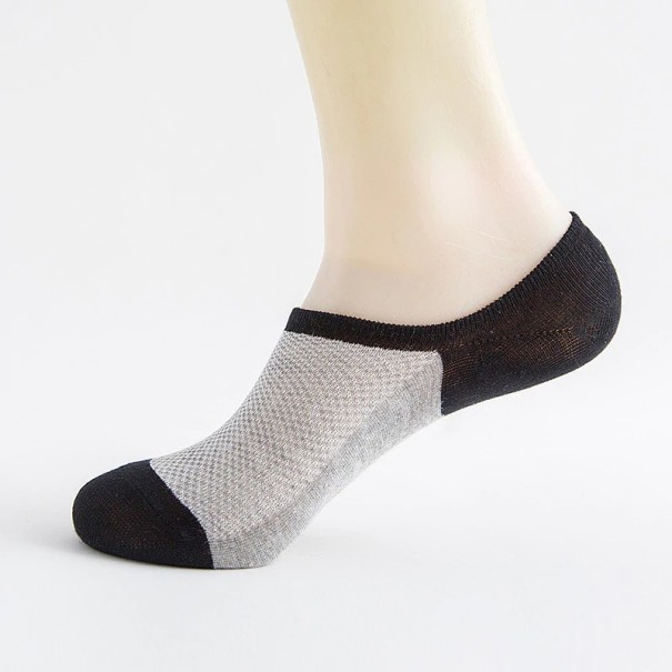 Pánske priedušné ponožky svetlo sivá