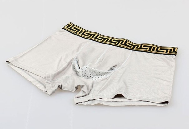Pánské prodyšné boxerky šedá XL