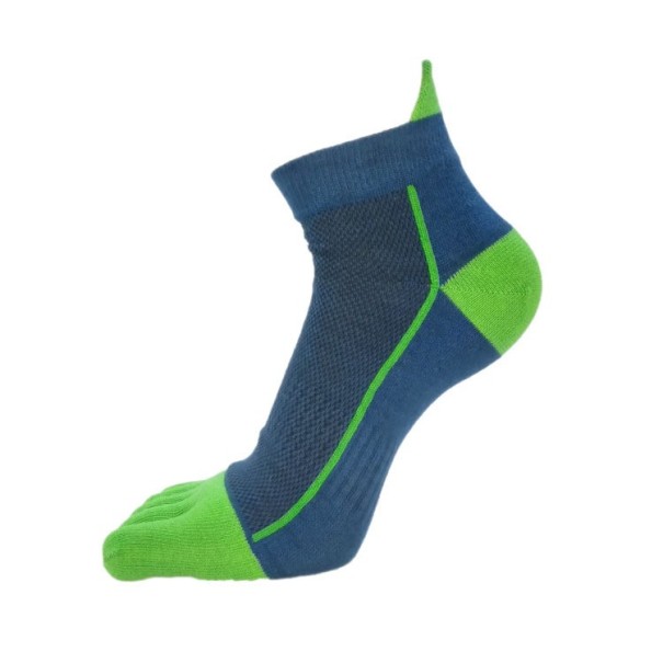 Pánske prstové ponožky - 5 párov A2427 modrá