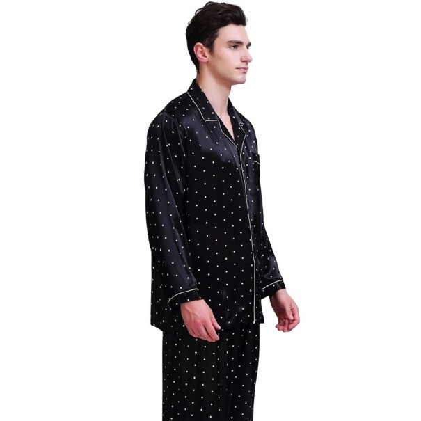 Pánske pyžamo T2416 čierna L