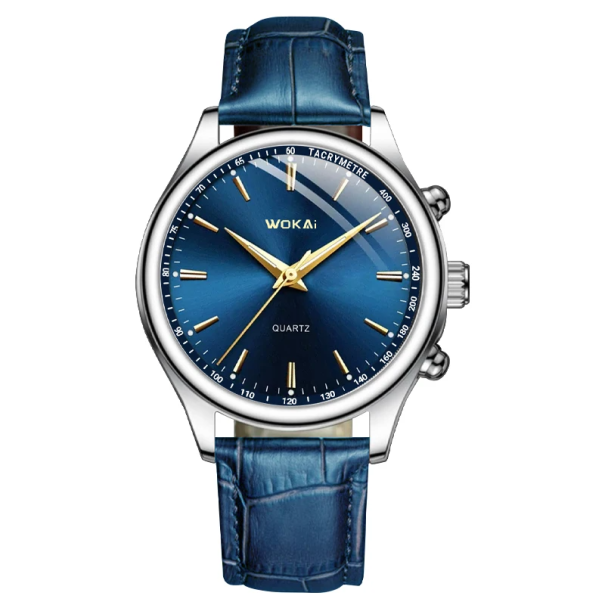 Pánske quartzové obchodné hodinky 40–44 mm Športové hodinky s koženým pásikom Pracka Elegantné voľnočasové náramkové hodinky 1
