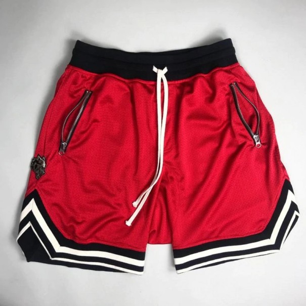 Pánske športové šortky červená XS