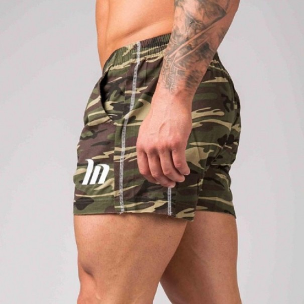 Pánské sportovní šortky A1 maskáčová XS