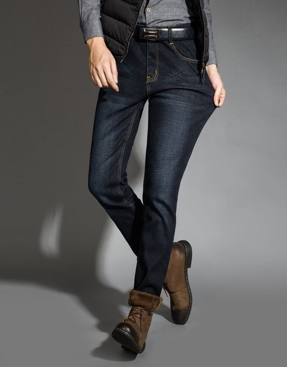 Pánské stylové džíny J1520 černá 33