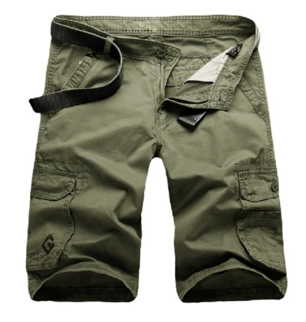 Pánské stylové kraťasy Mason khaki 36