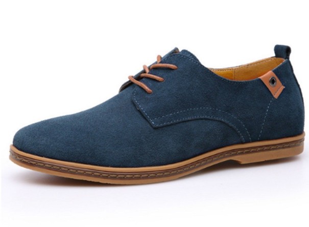 Pánské stylové polobotky J3060 modrá 48