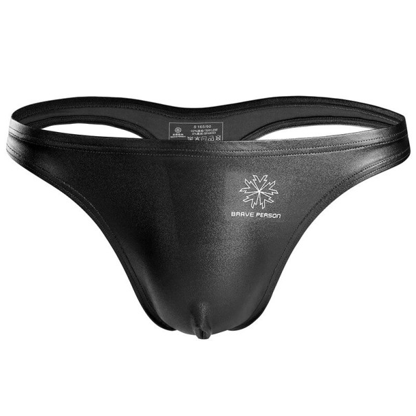 Pánské tanga plavky F1026 černá XS