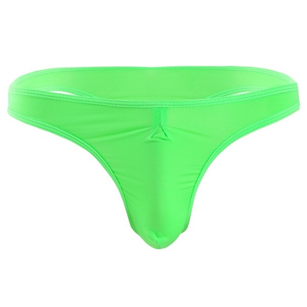 Pánské tanga plavky F1028 neonová zelená M