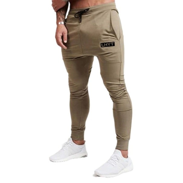 Pánské tepláky F1509 béžova XS