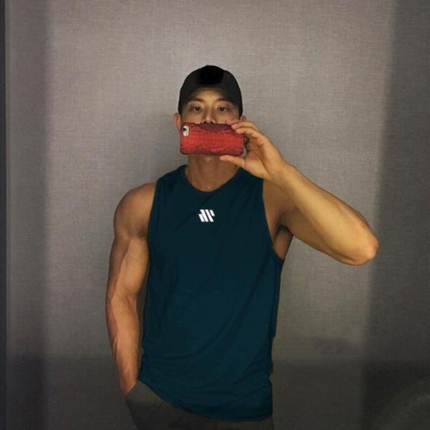 Pánske tielko F1817 tmavo modrá M