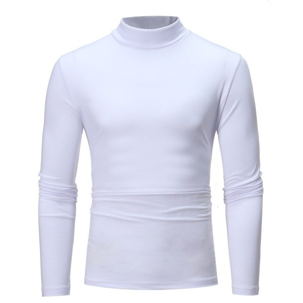 Pánské tričko s dlouhým rukávem T2272 bílá XS