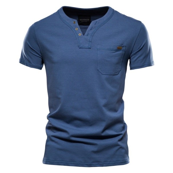 Pánske tričko T2045 modrá M